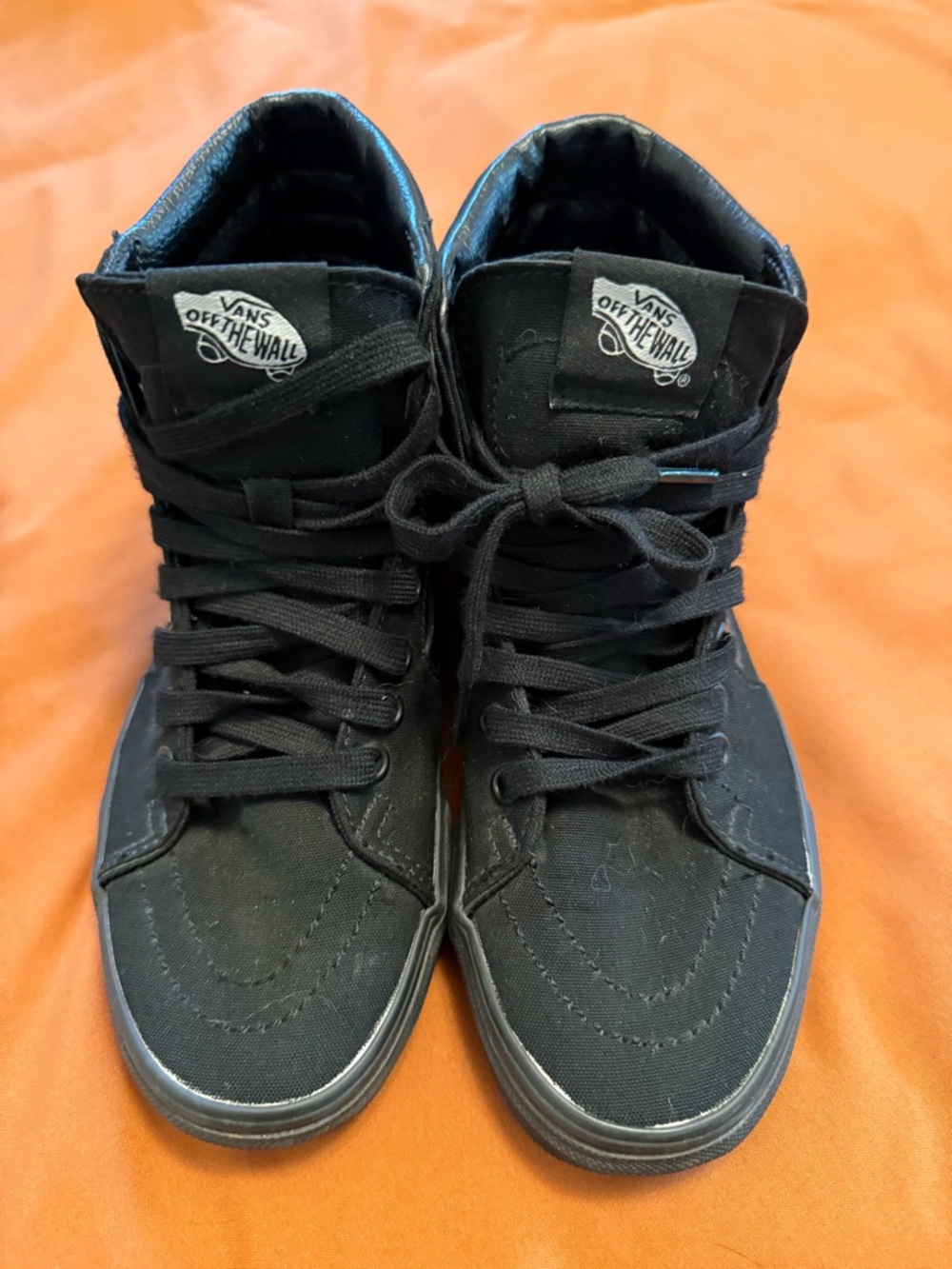 Vans Black High-Top Skate Sneakers